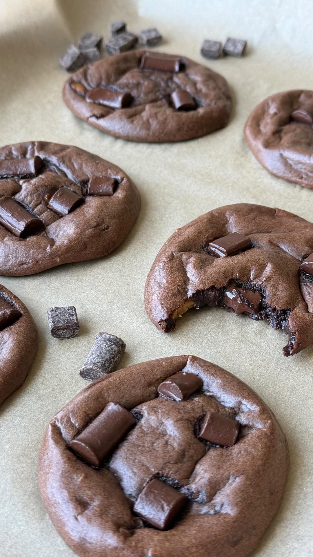 Brownie proteinové sušenky