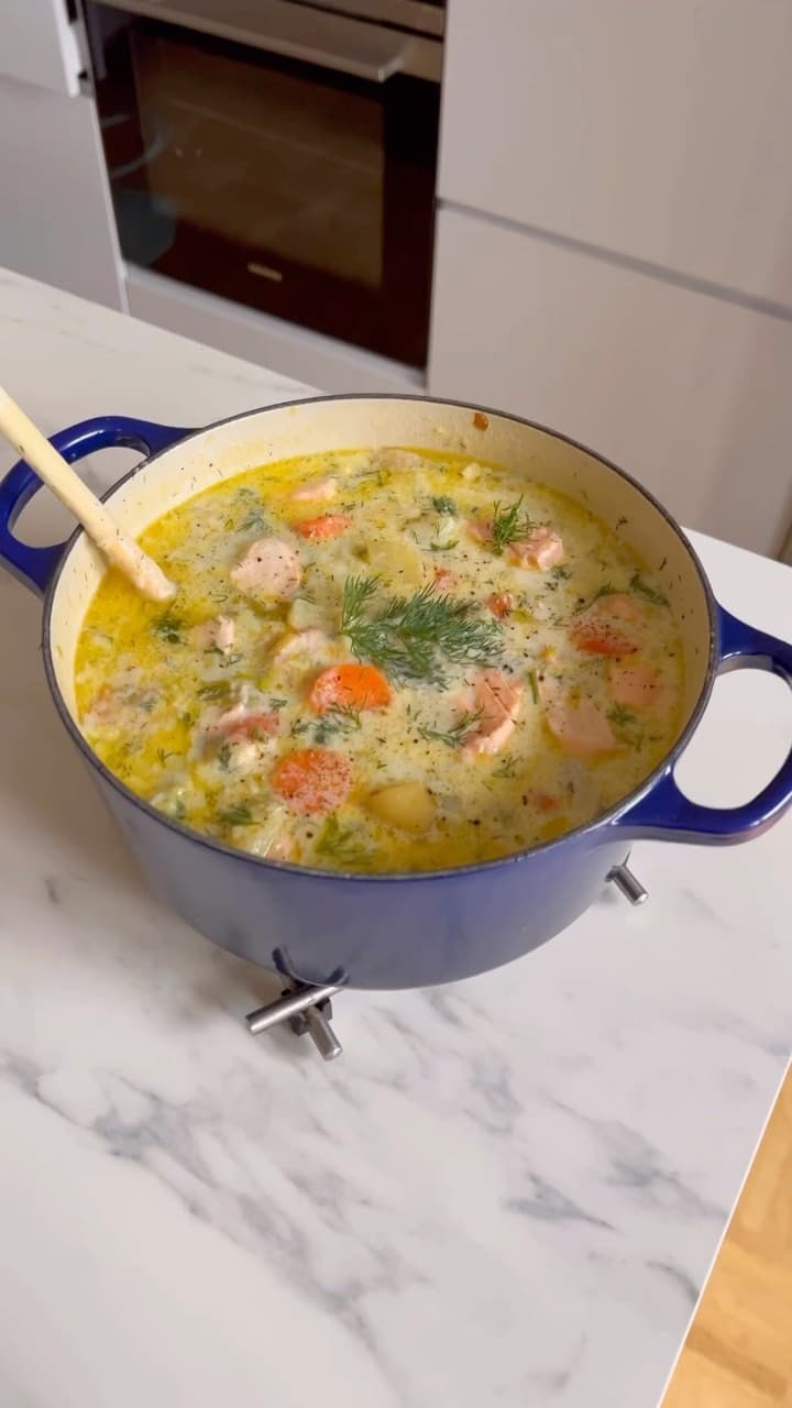 Lohikeitto - Finnish Salmon Soup