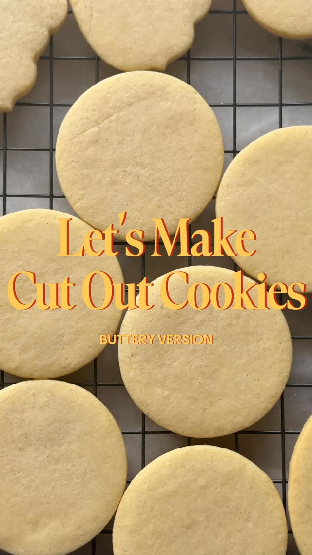 Buttery Cut Out Cookies