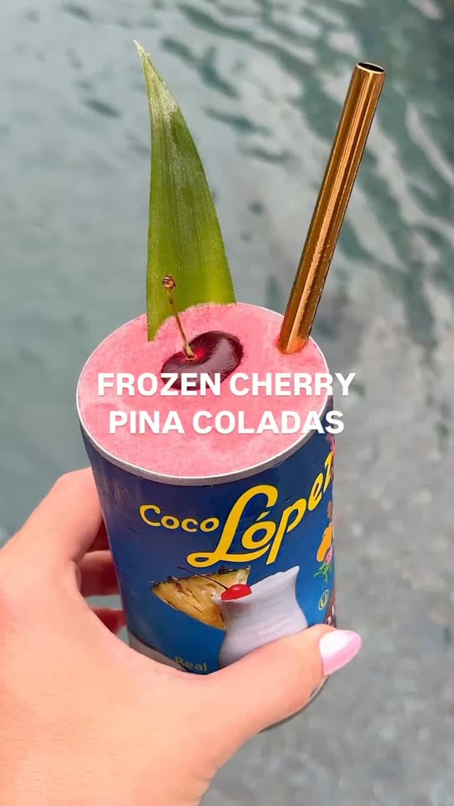 Frozen Cherry Piña Coladas