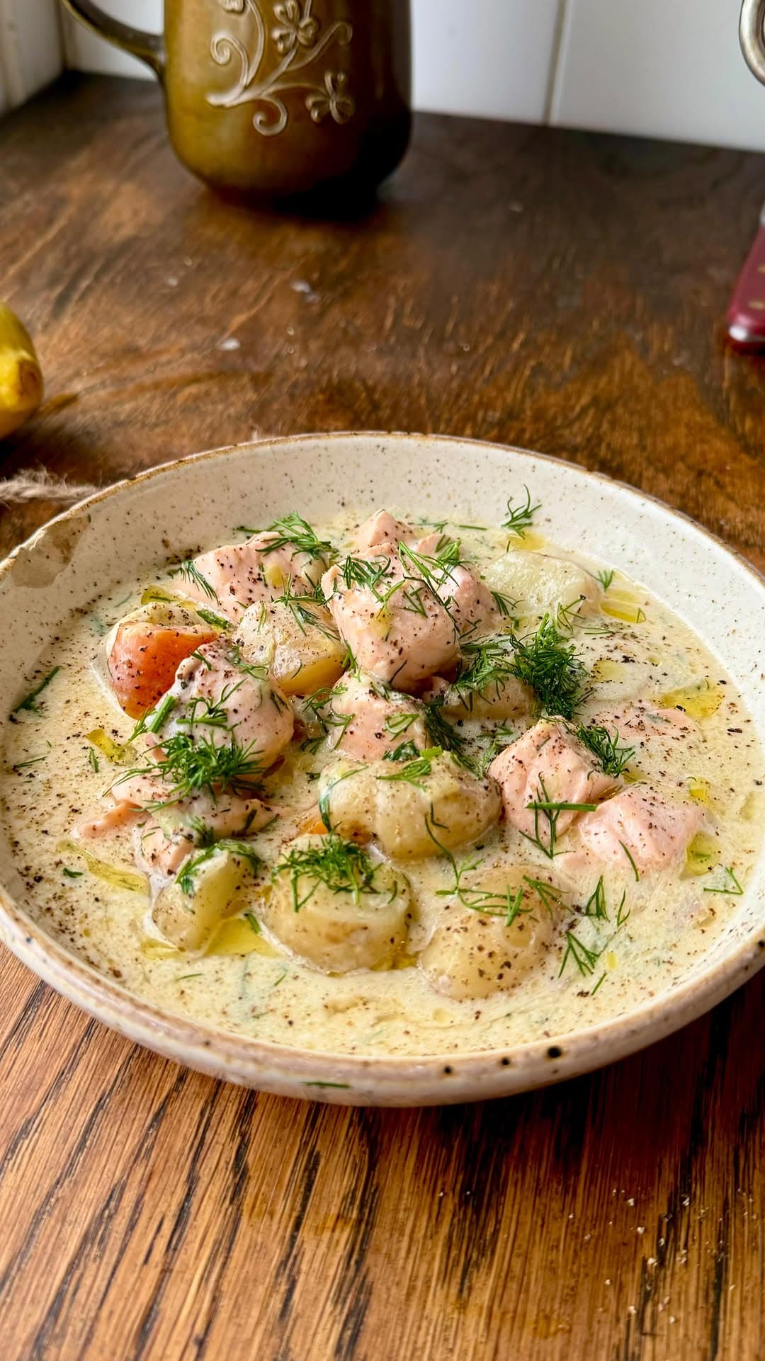 Comforting Salmon Soup