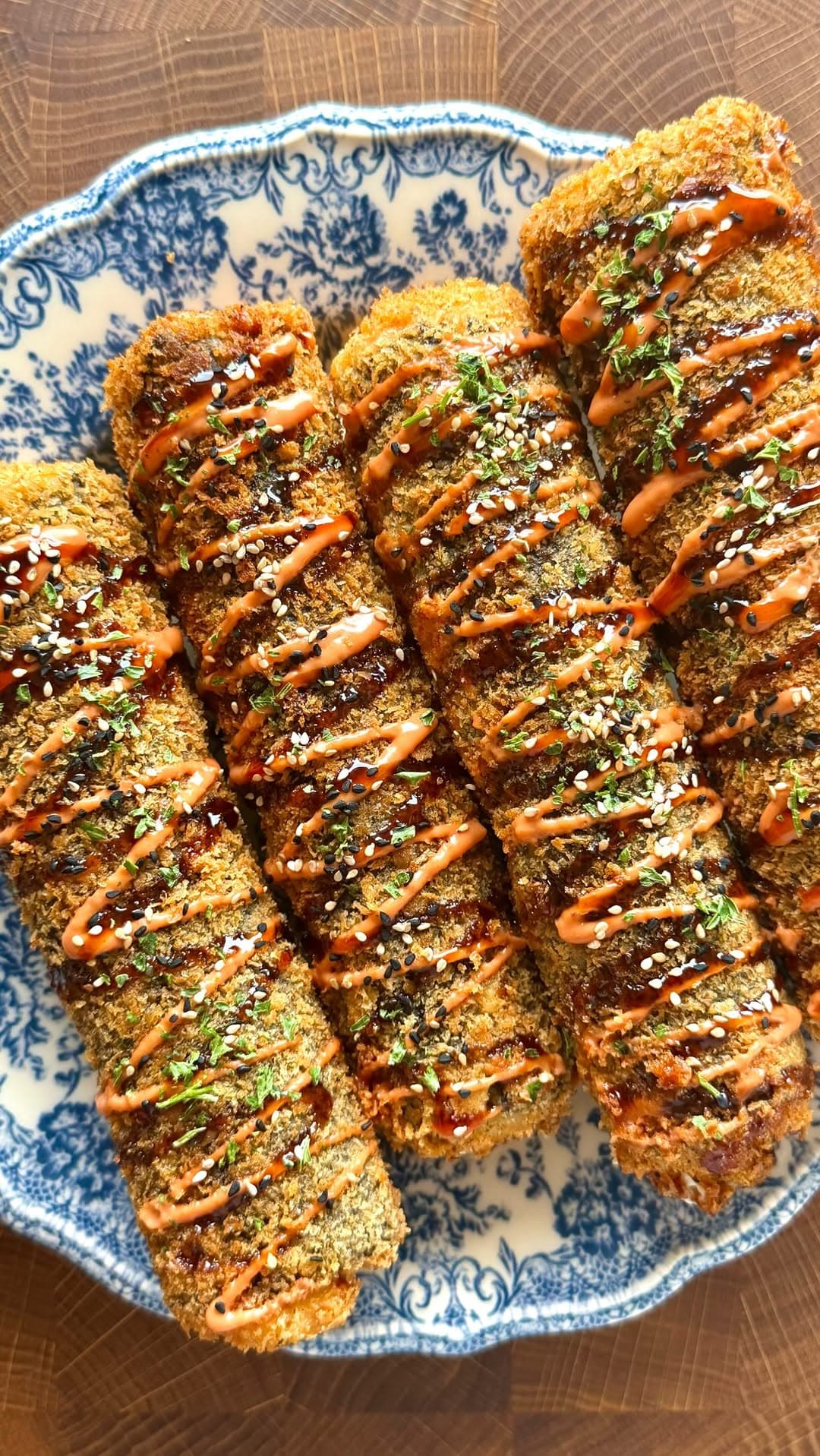 Ropogós sushi burrito lazaccal