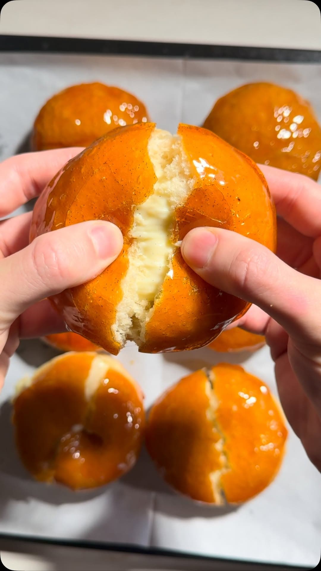 Gogoși Crème Brûlée