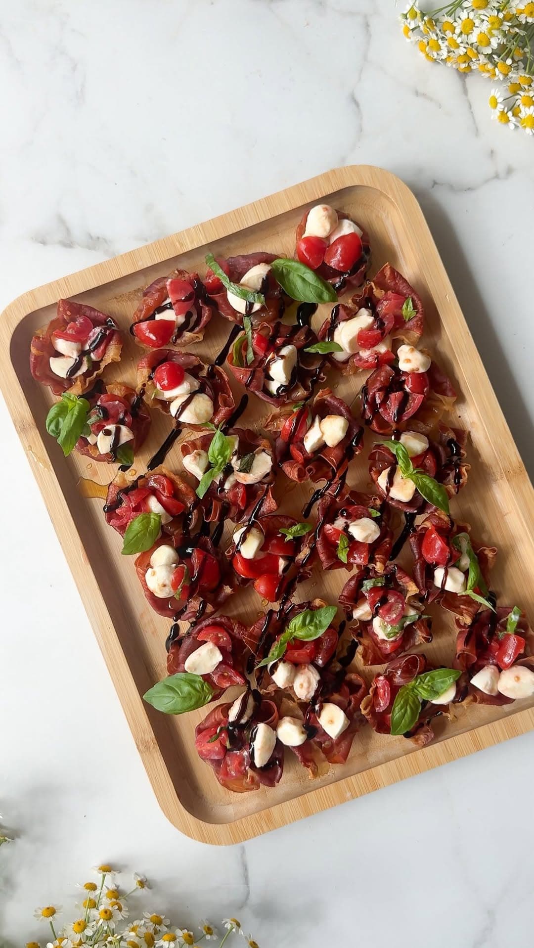 Coupes croustillantes de prosciutto