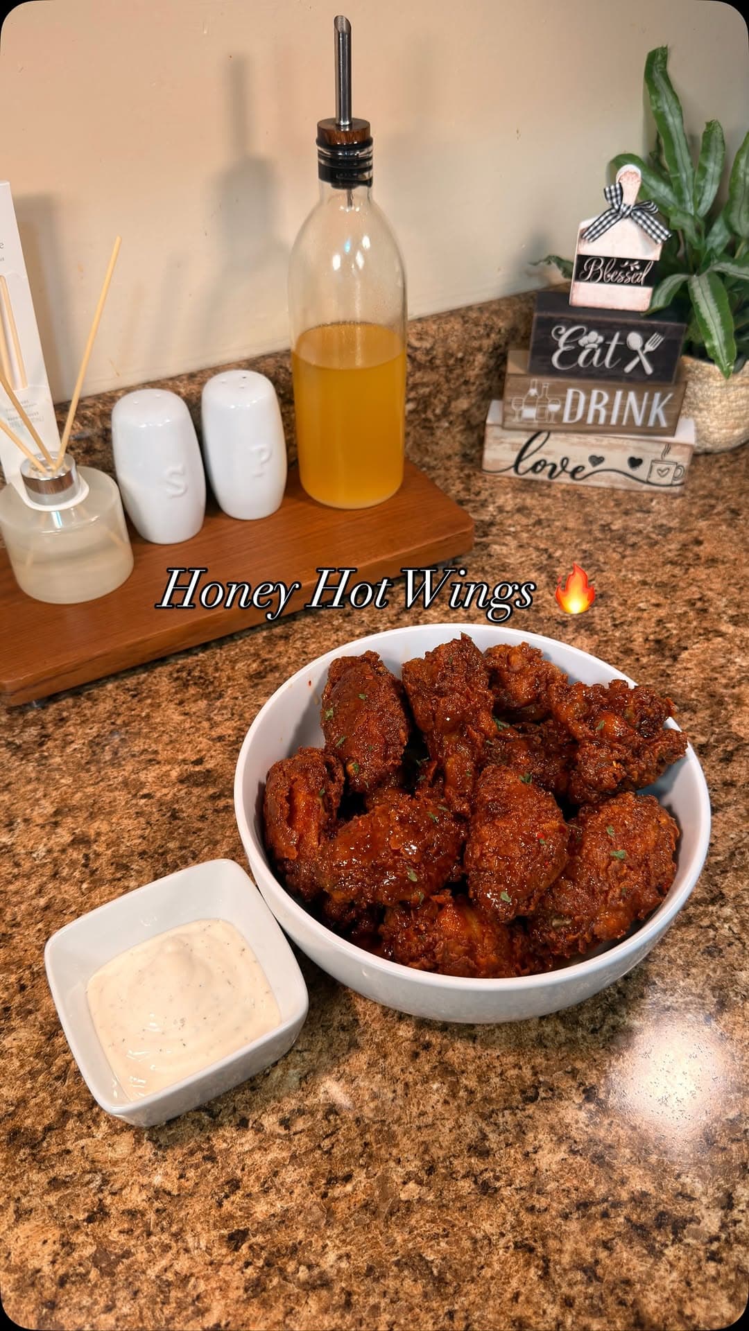 Crispy Honey Hot Wings