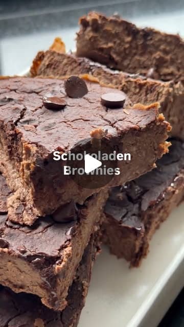 Schokoladen Brownies ohne Zucker und Mehl