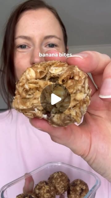 Banana Peanut Butter Bites