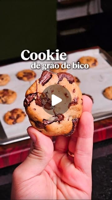 Cookie Saudável Sem Açúcar, Farinha e Ovos