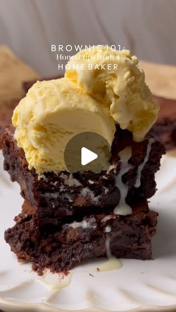 Fudgy Brownies with Crinkled Tops