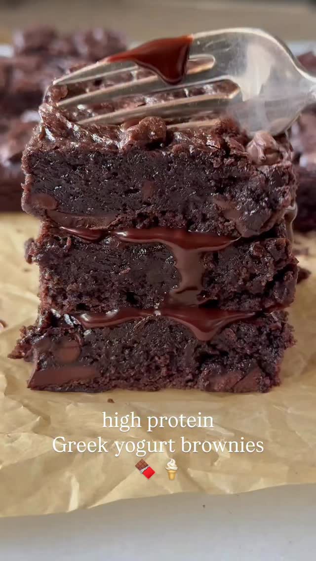 Brownies au yaourt grec