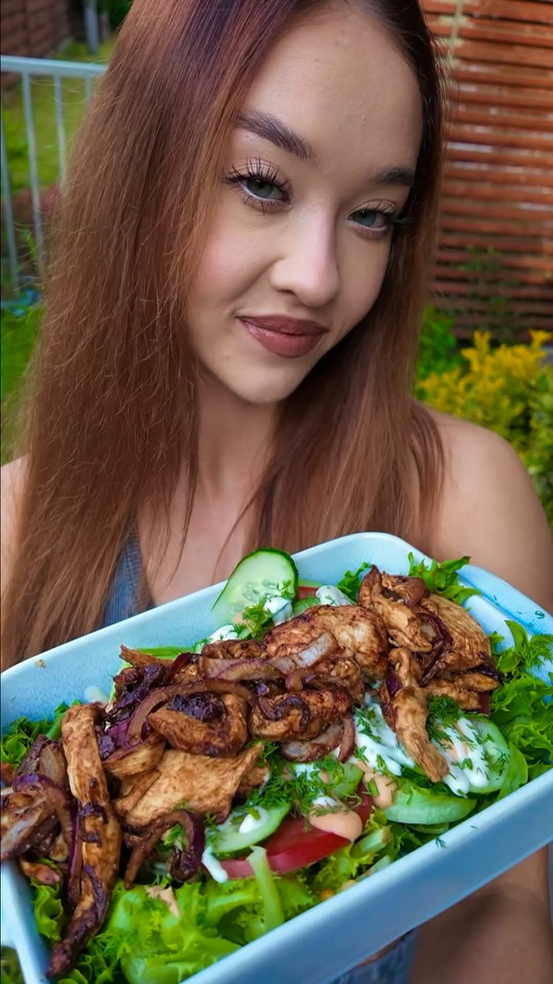 Fit kebab z kurczakiem