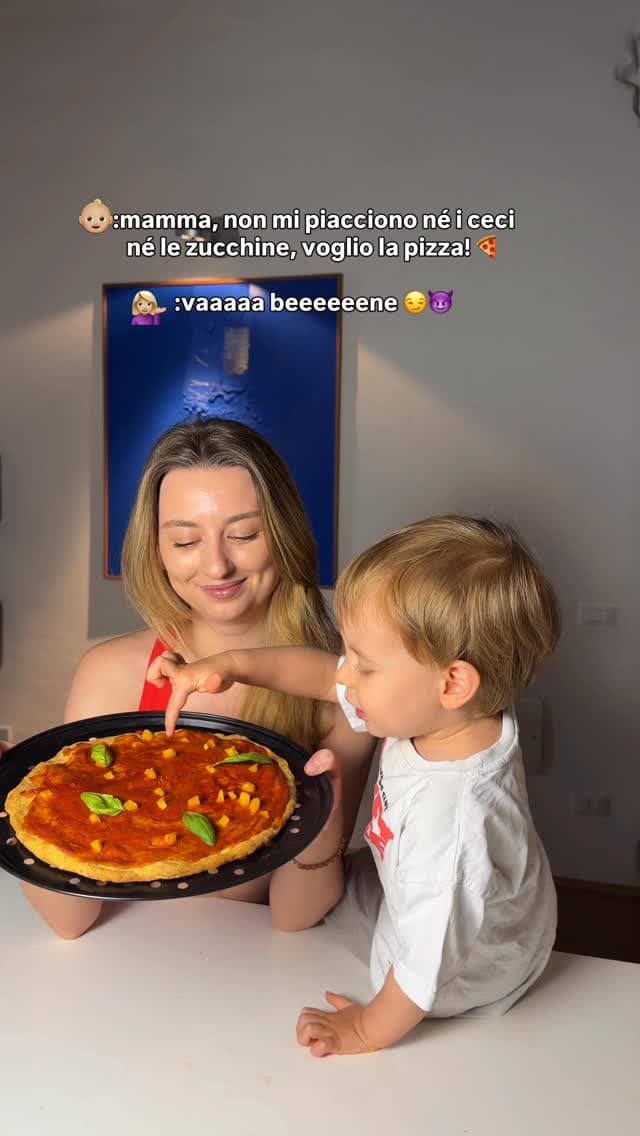 Baby Pizza zucchine e ceci