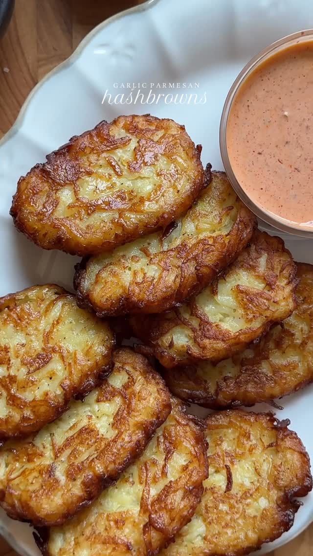 Garlic Parmesan Hashbrowns