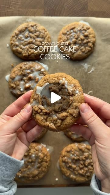 Brown Butter Coffee Cake Cookies