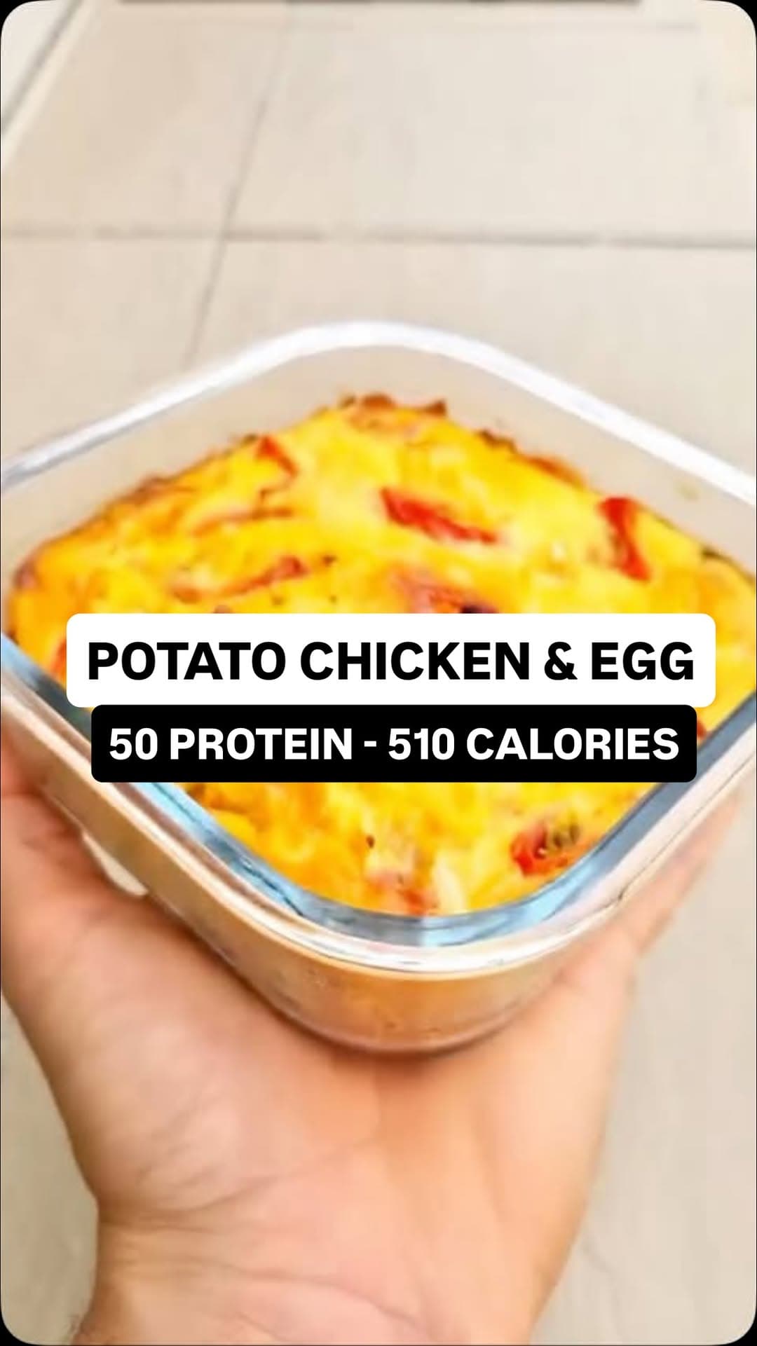 High Protein Potato Bake