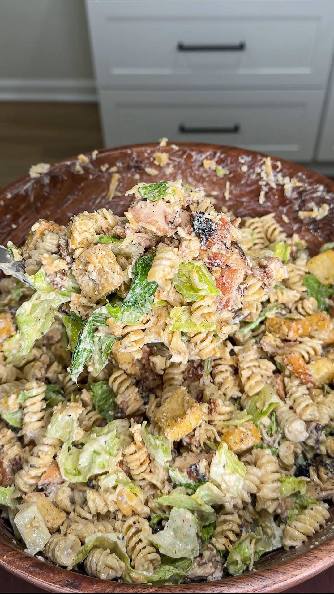 Chicken Bacon Ranch Pasta Salad