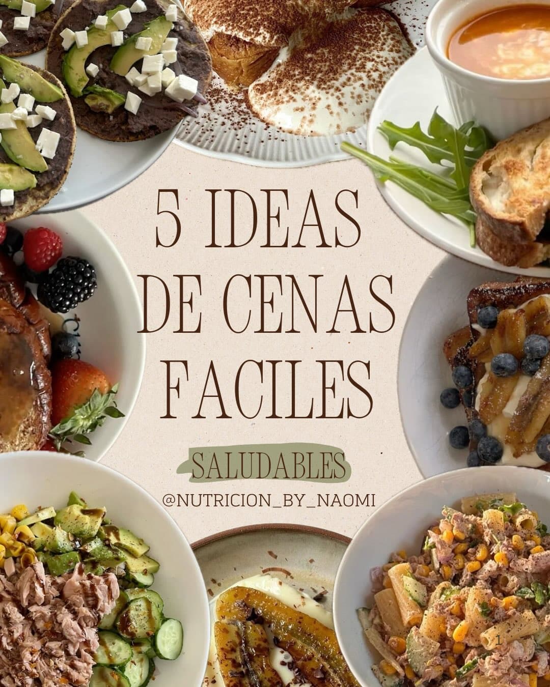 5 Cenas Fáciles, Saludables y Reales