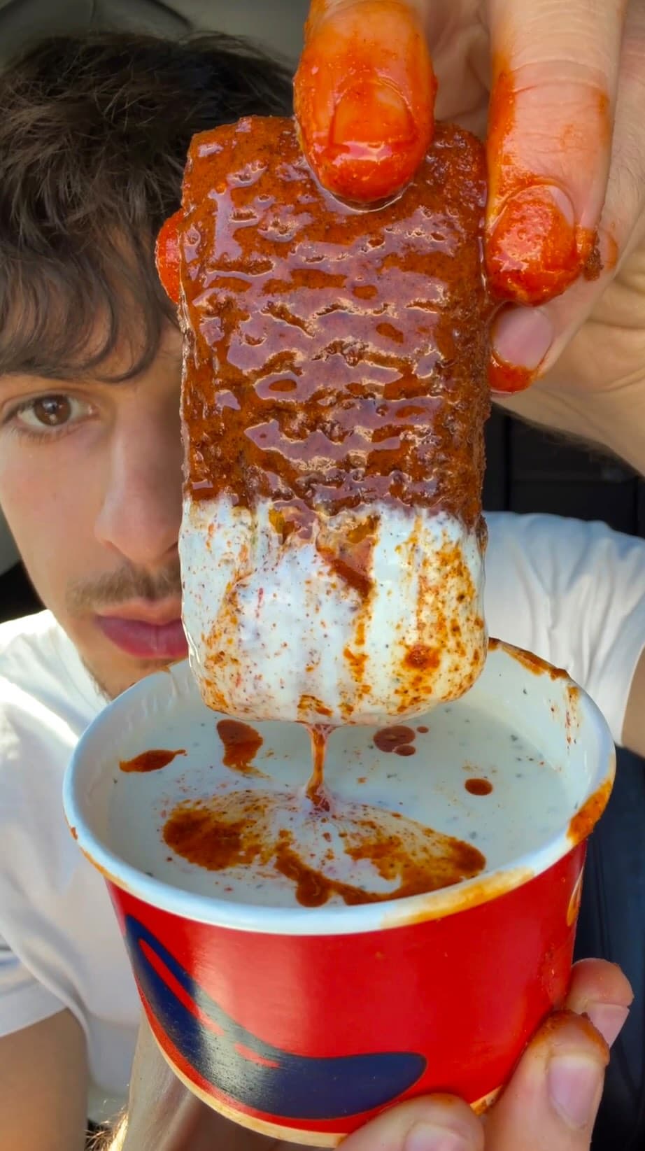 Nashville Hot Mozzarella Sticks