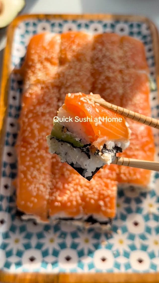 Smoked Salmon Sushi Cake