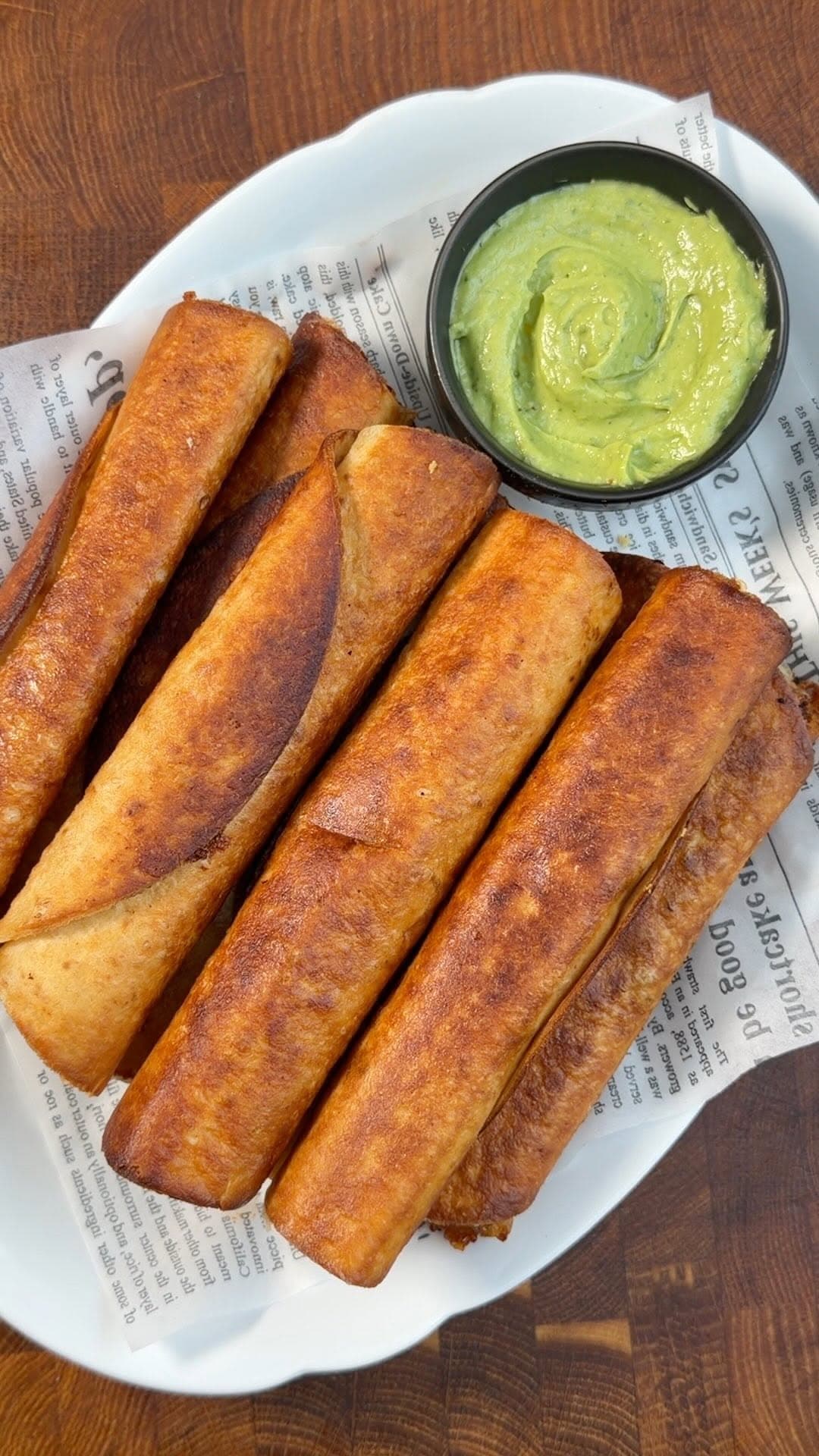 Taquitos croustillants au bœuf et fromage