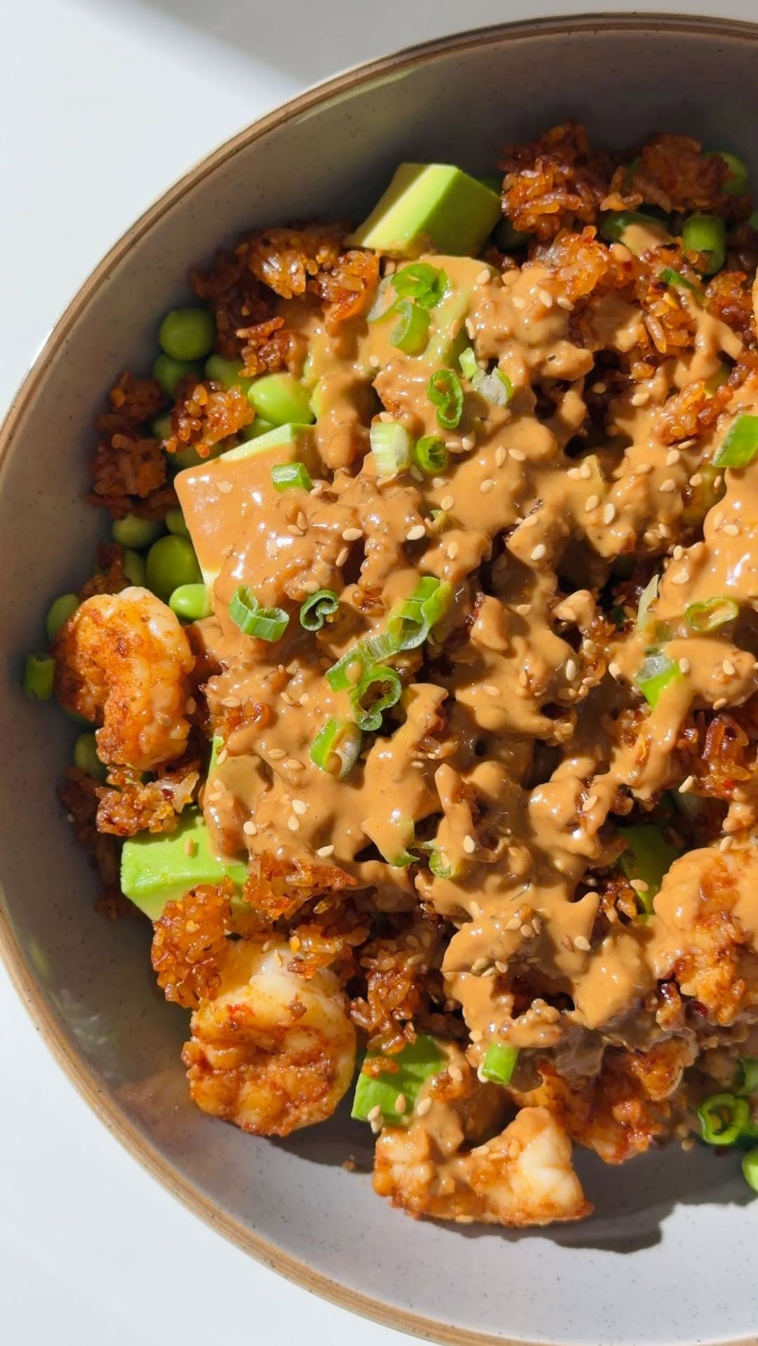 Salade de riz croustillant