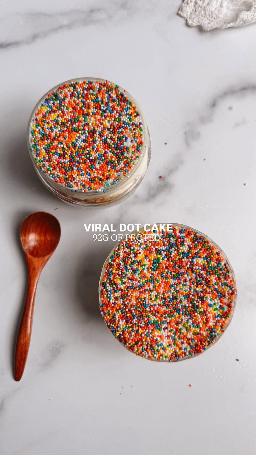 High Protein Dot Cake