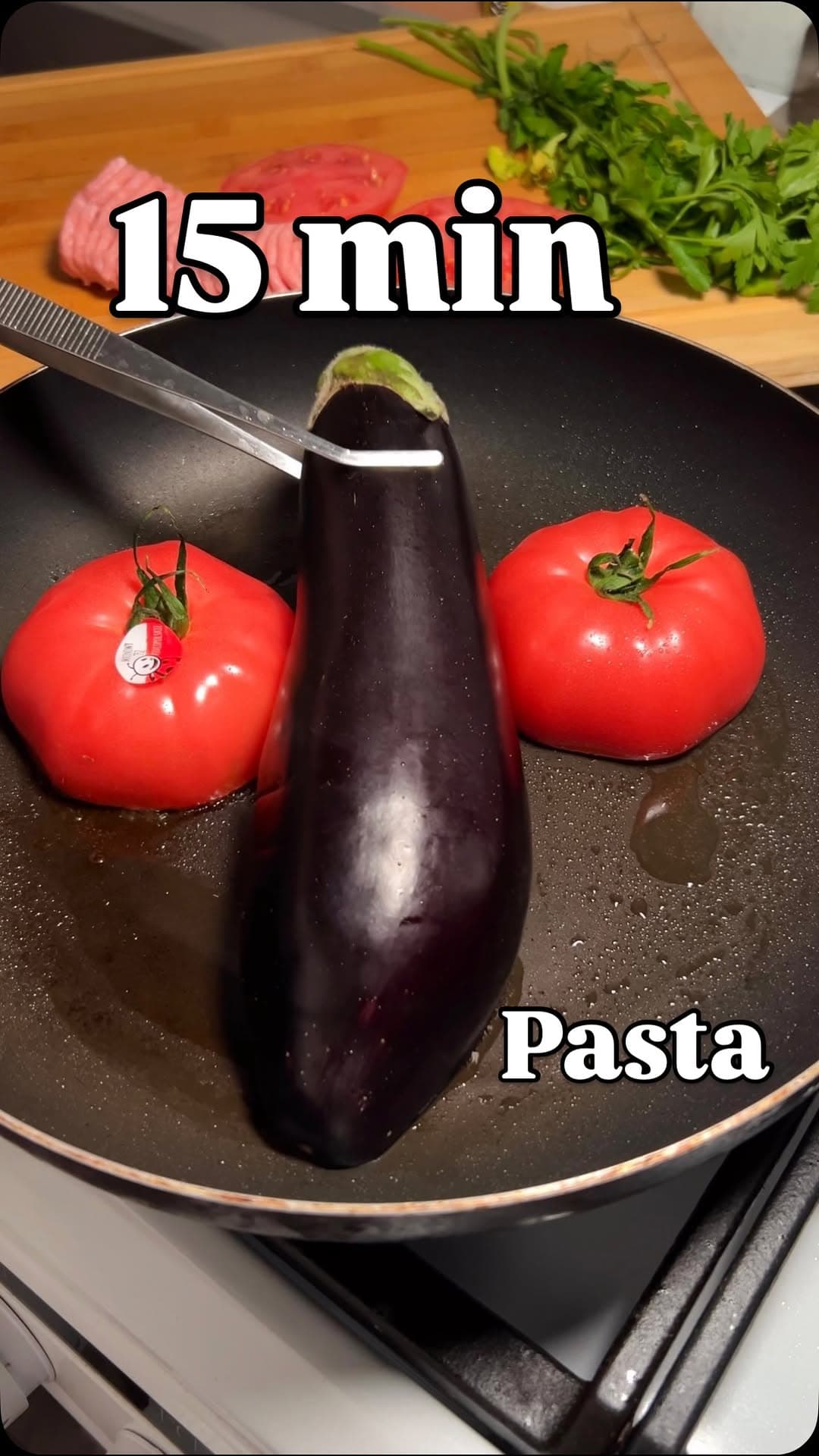 Fast Pasta with Ground Meat and Vegetables