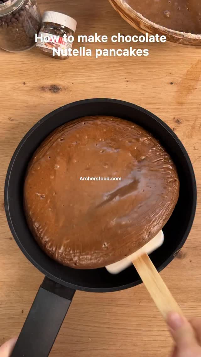 Chocolate Nutella Pancakes