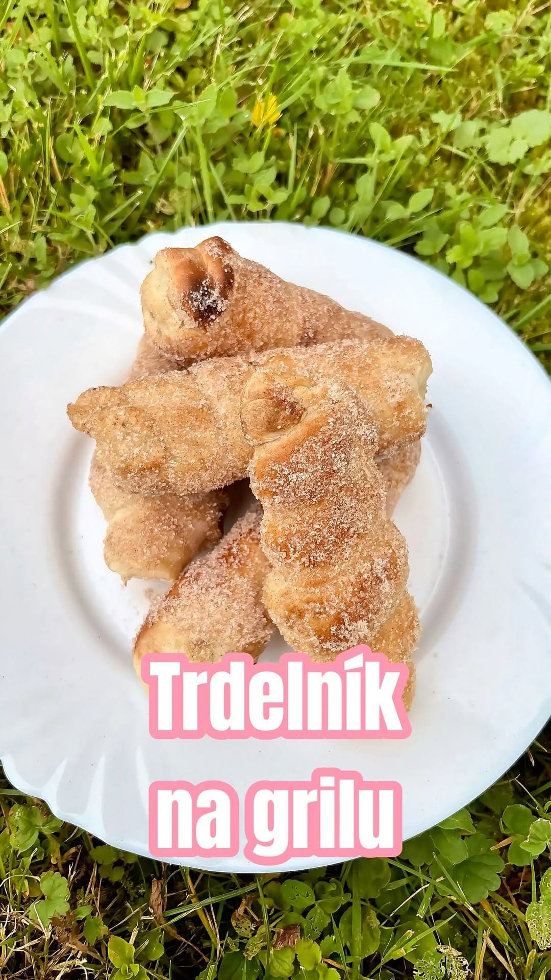 Trdelník na ohni