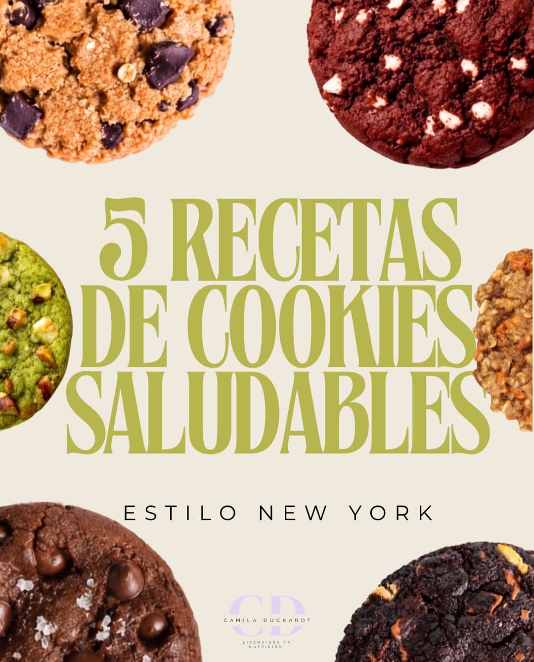 Cookies Saludables Estilo New York