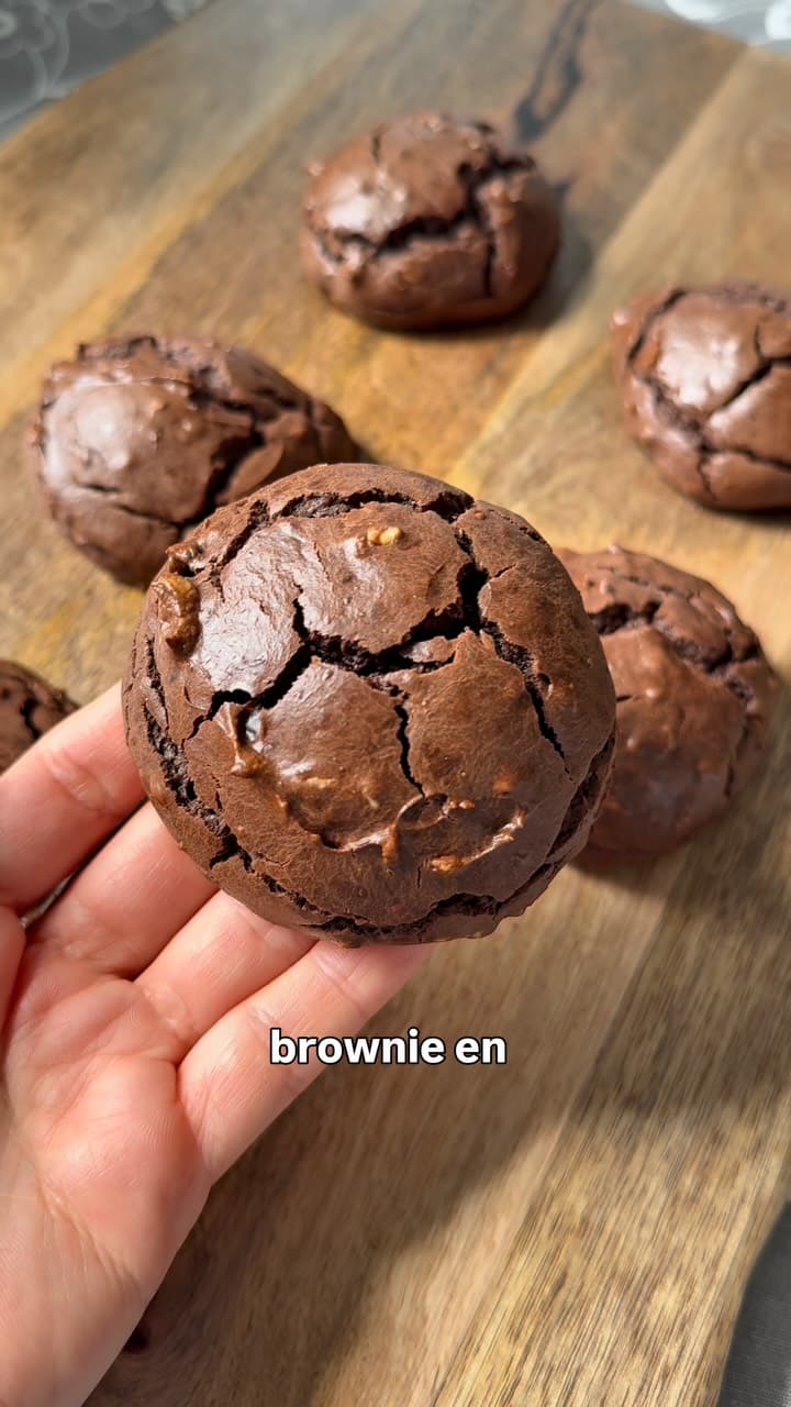 Galletas brownie saludables