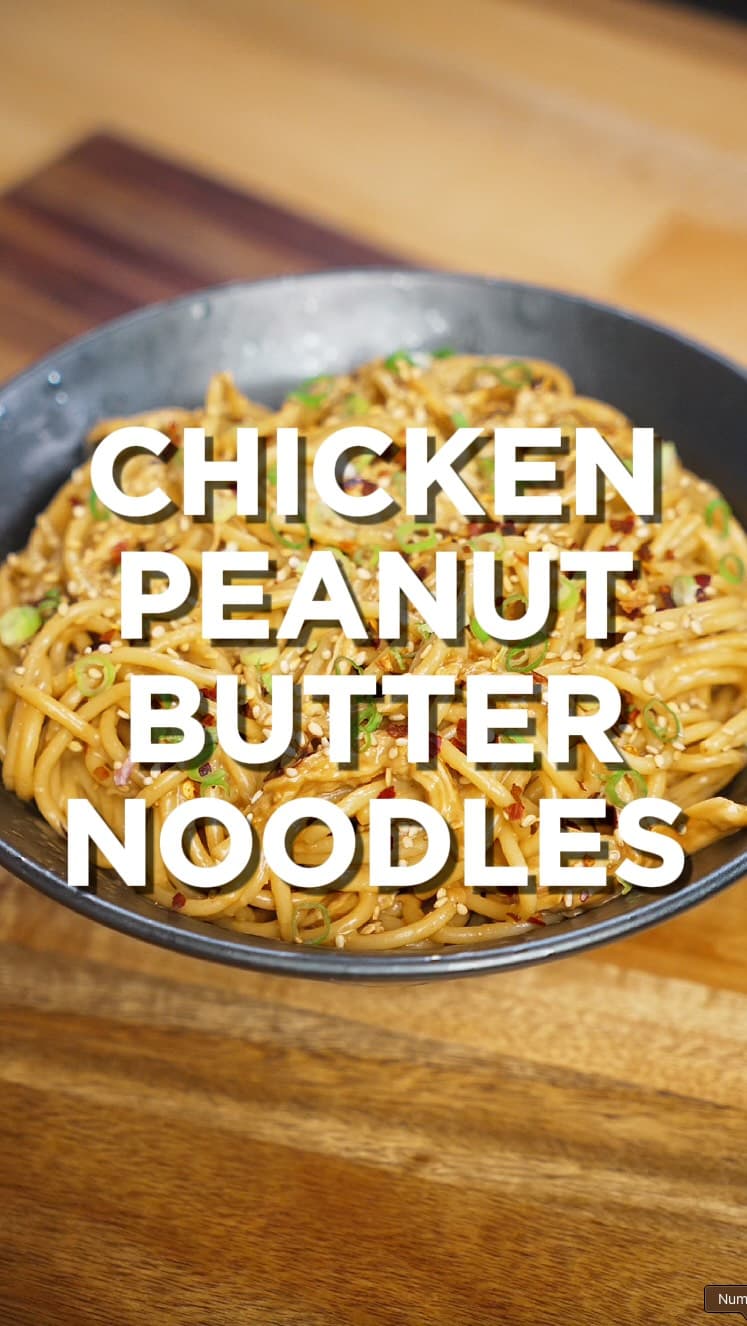 Chicken Peanut Butter Noodles