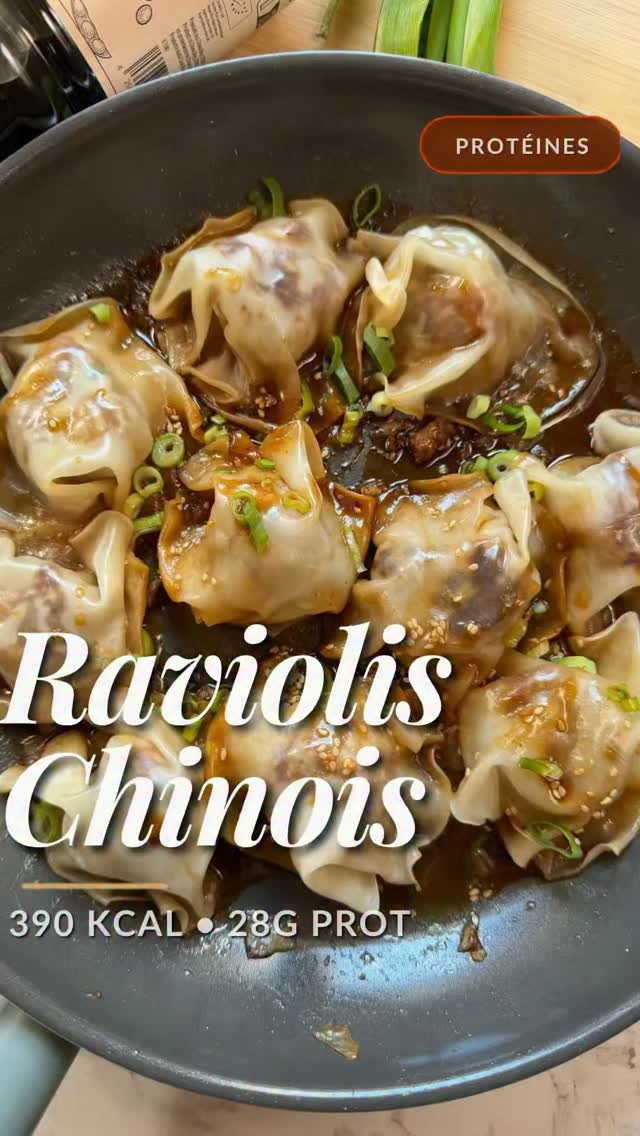 Raviolis chinois à la poêle