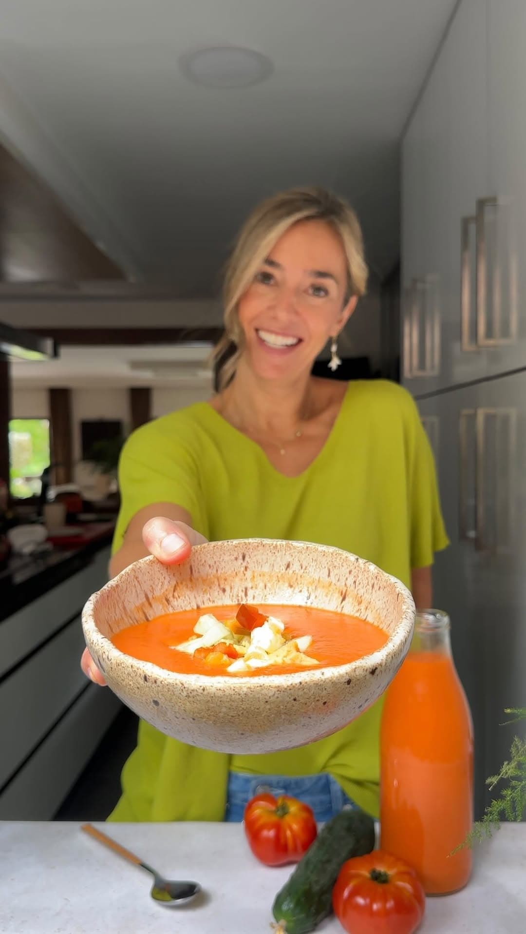 Traditionelles Gazpacho nach dem Rezept meiner Schwiegermutter