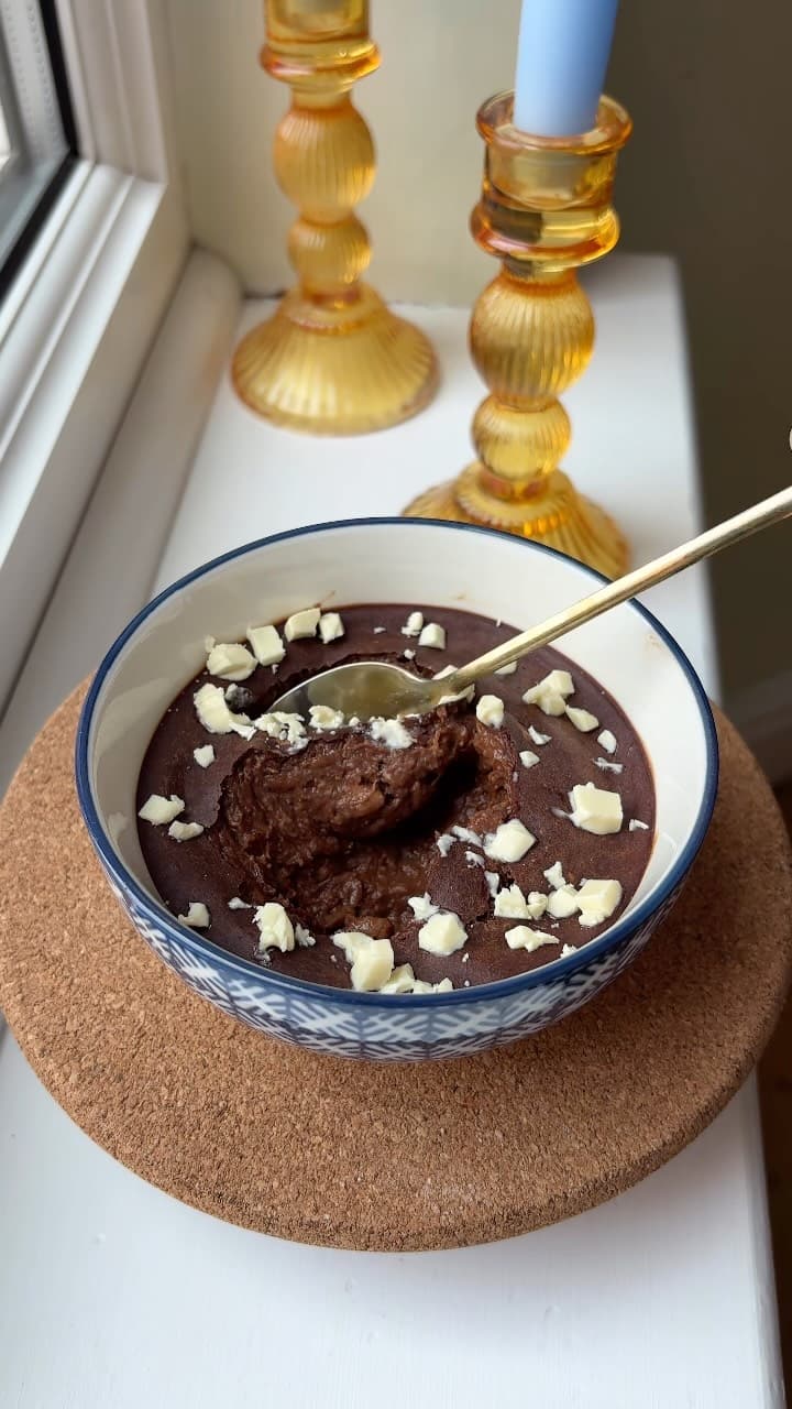 Double chocolate brownie με μπανάνα