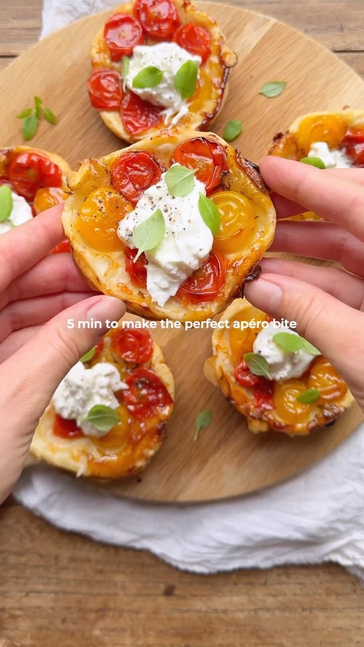 Mini Cherry Tomato Tarte Tatin