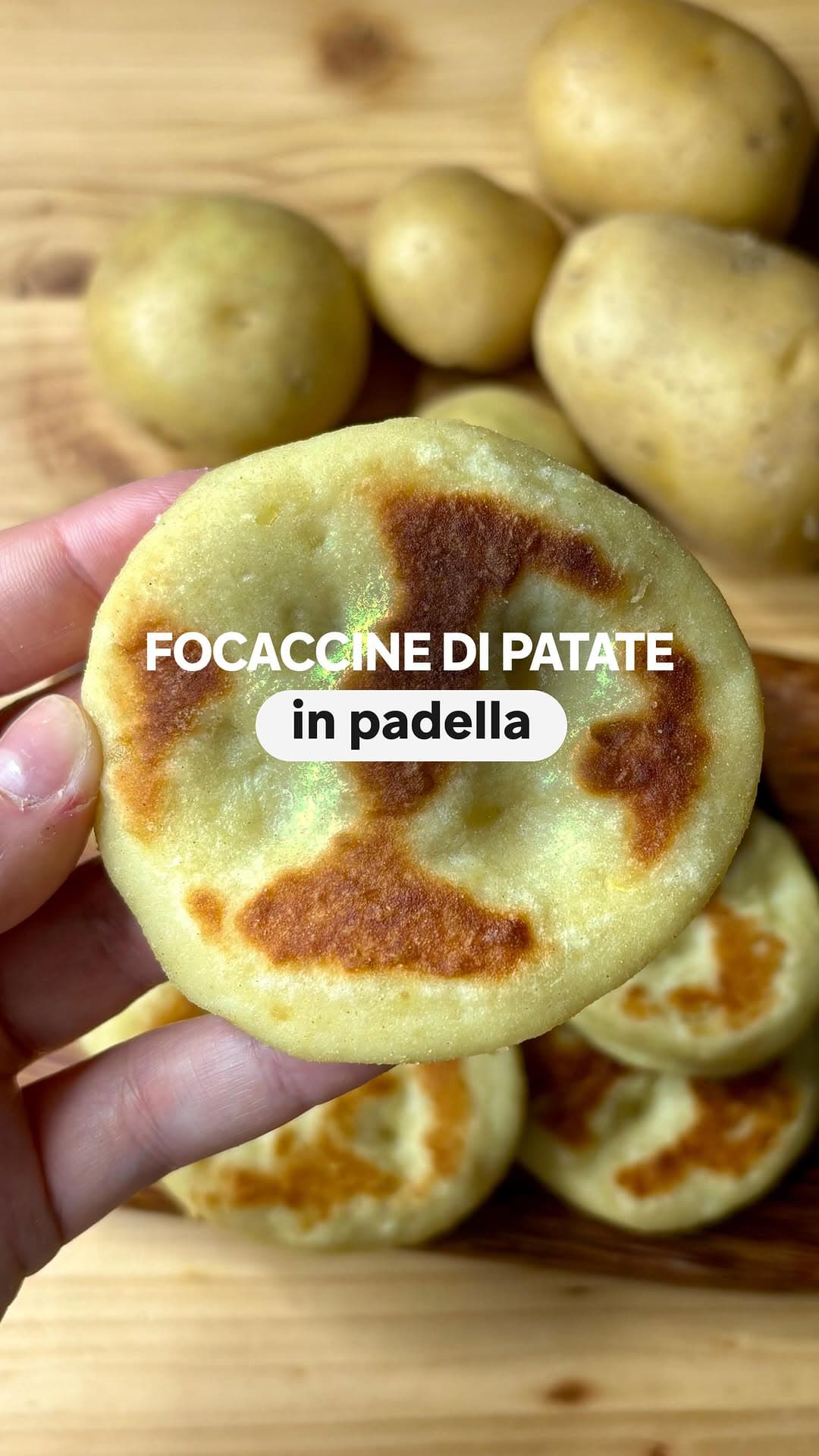 Focaccine di patate soffici