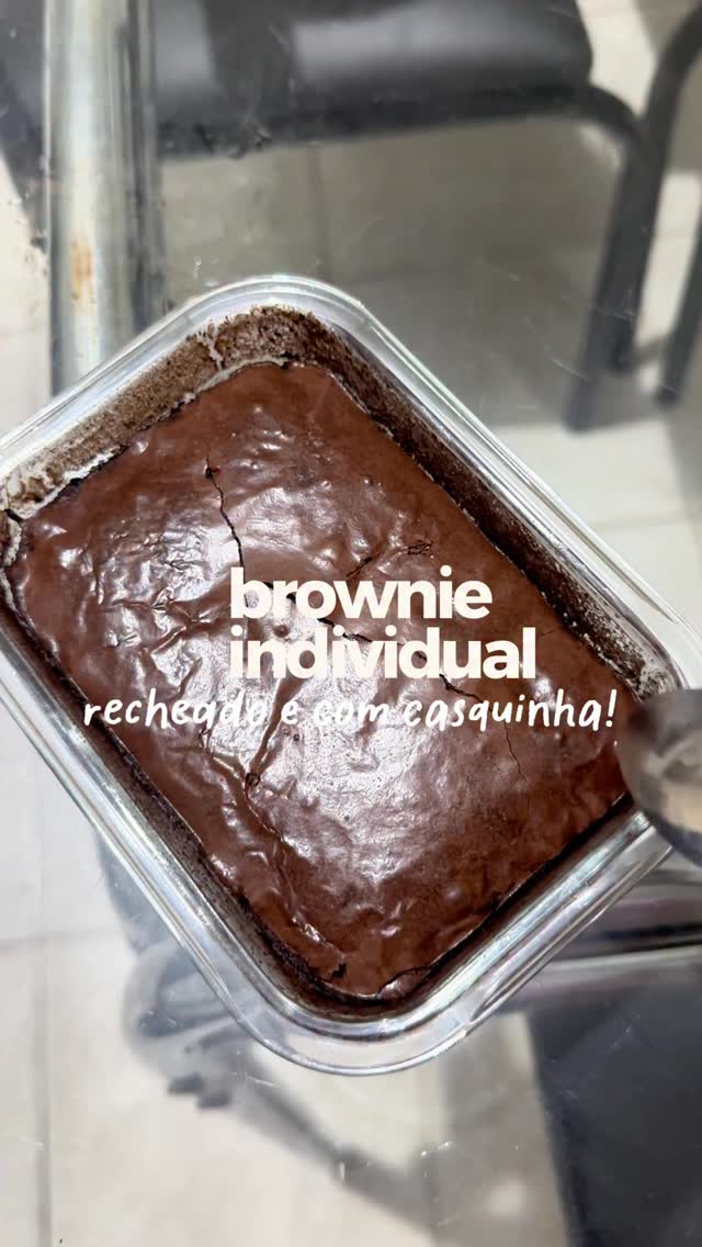 Individual Brownie with Chocolate Bar