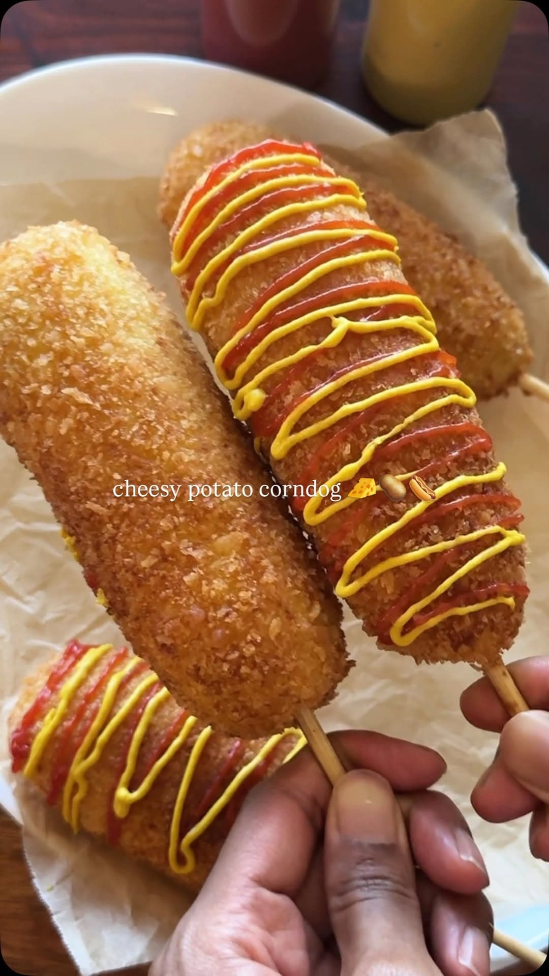 Cheesy Potato Corndog