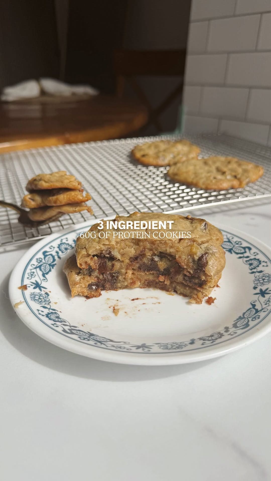 Galletas proteicas de 3 ingredientes