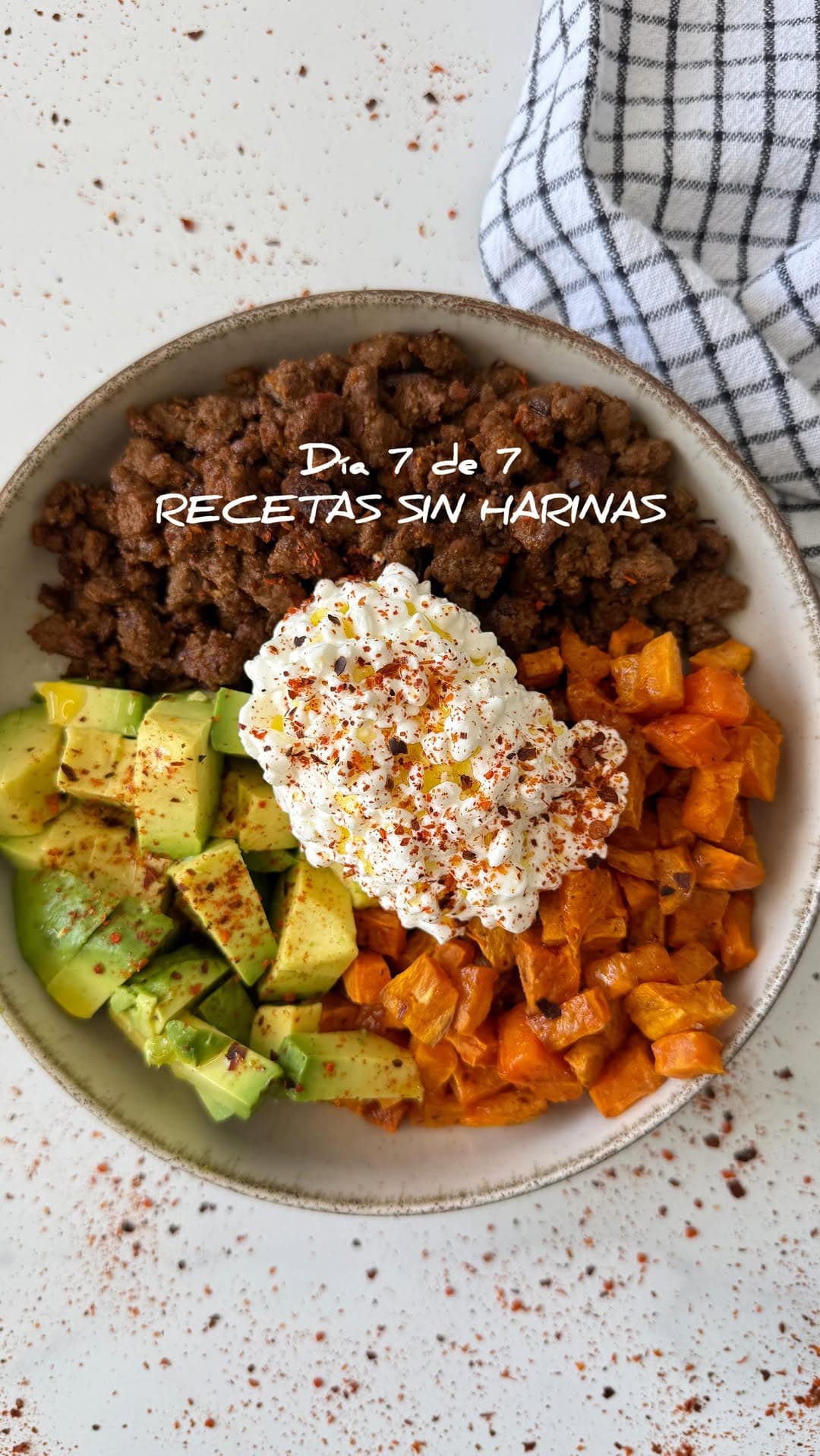 Bowl de carne y boniato