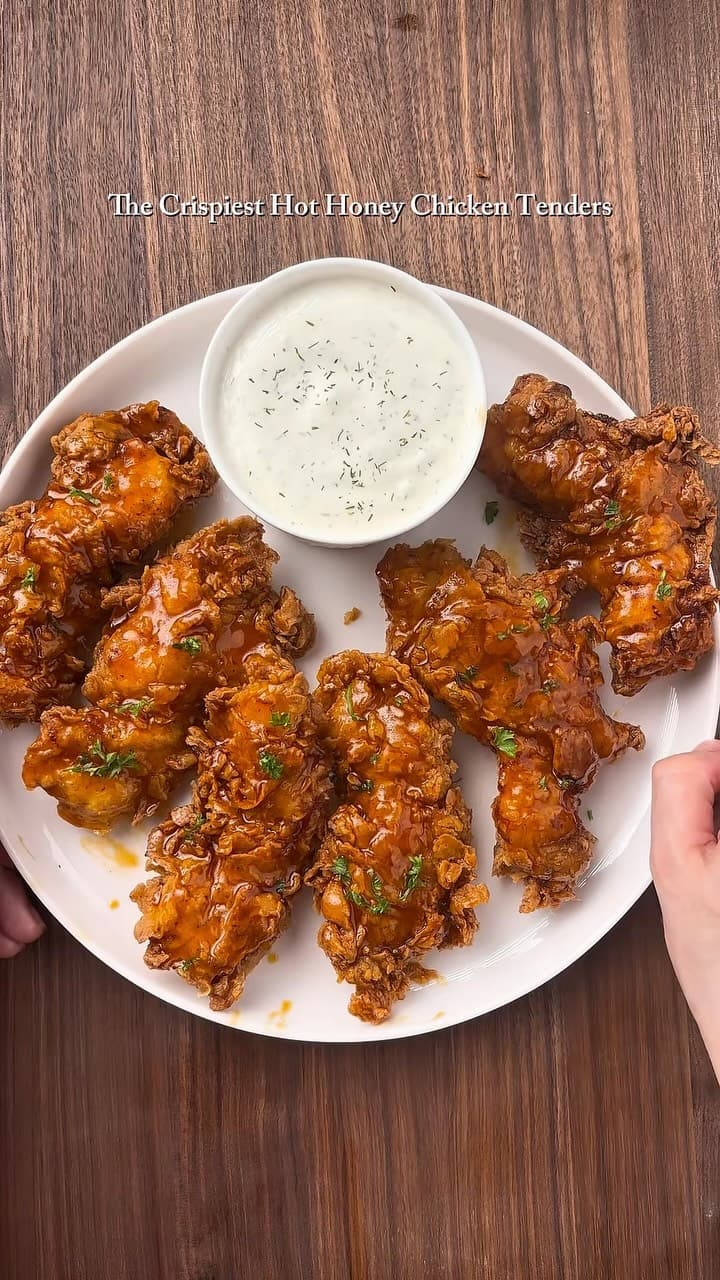 Crispy Hot Honey Chicken Tenders
