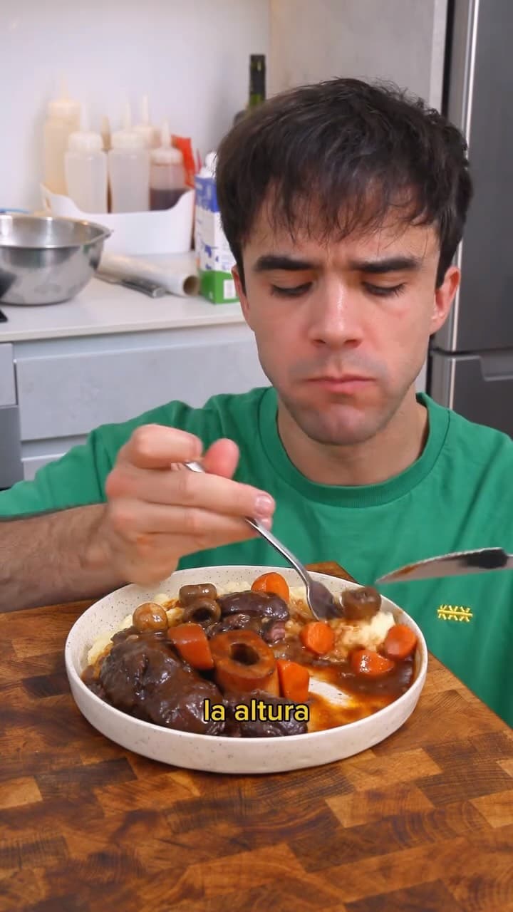 Guiso de ternera con osobuco