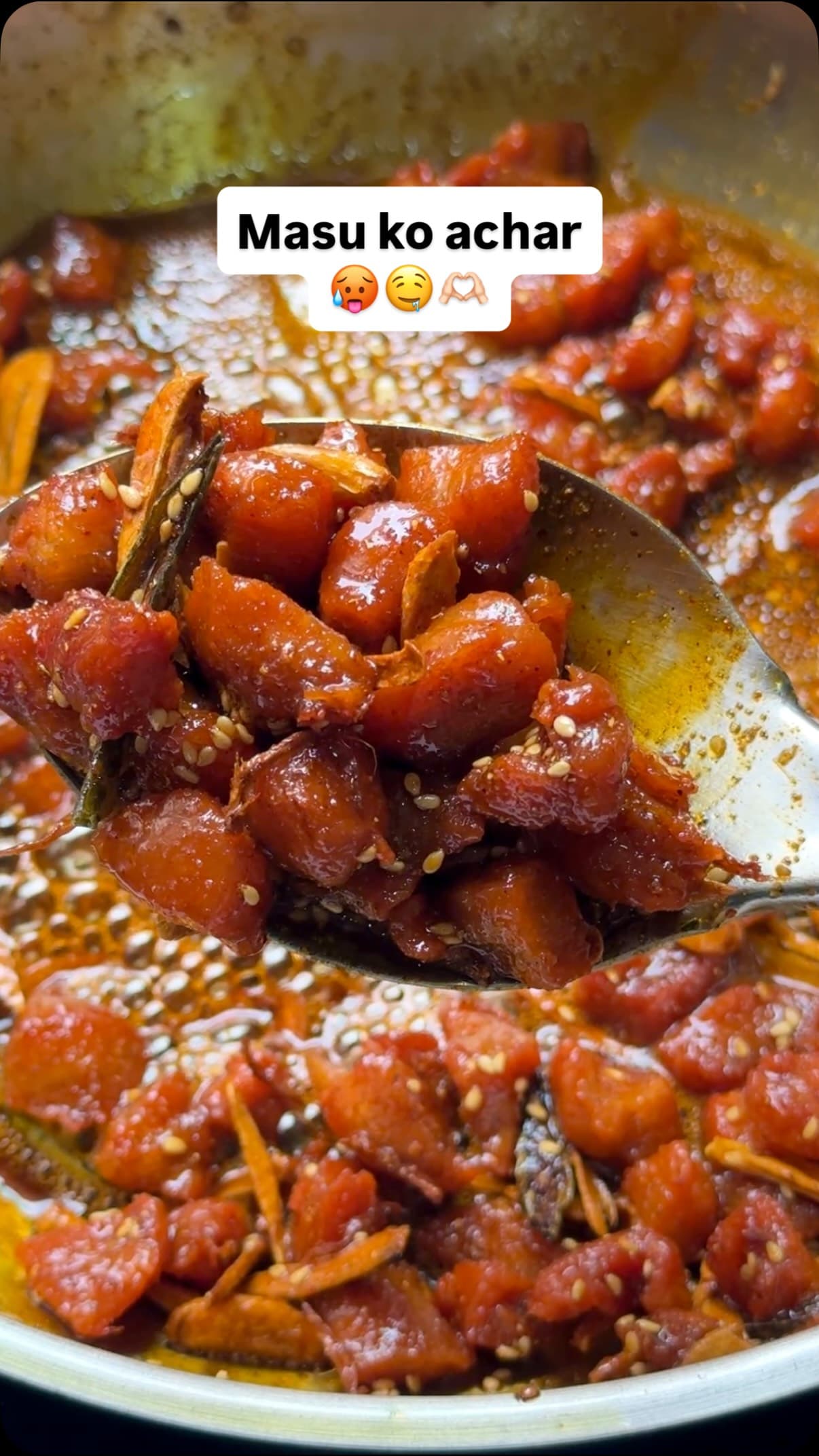 Nepali Masu ko Achar (Chicken Pickle)