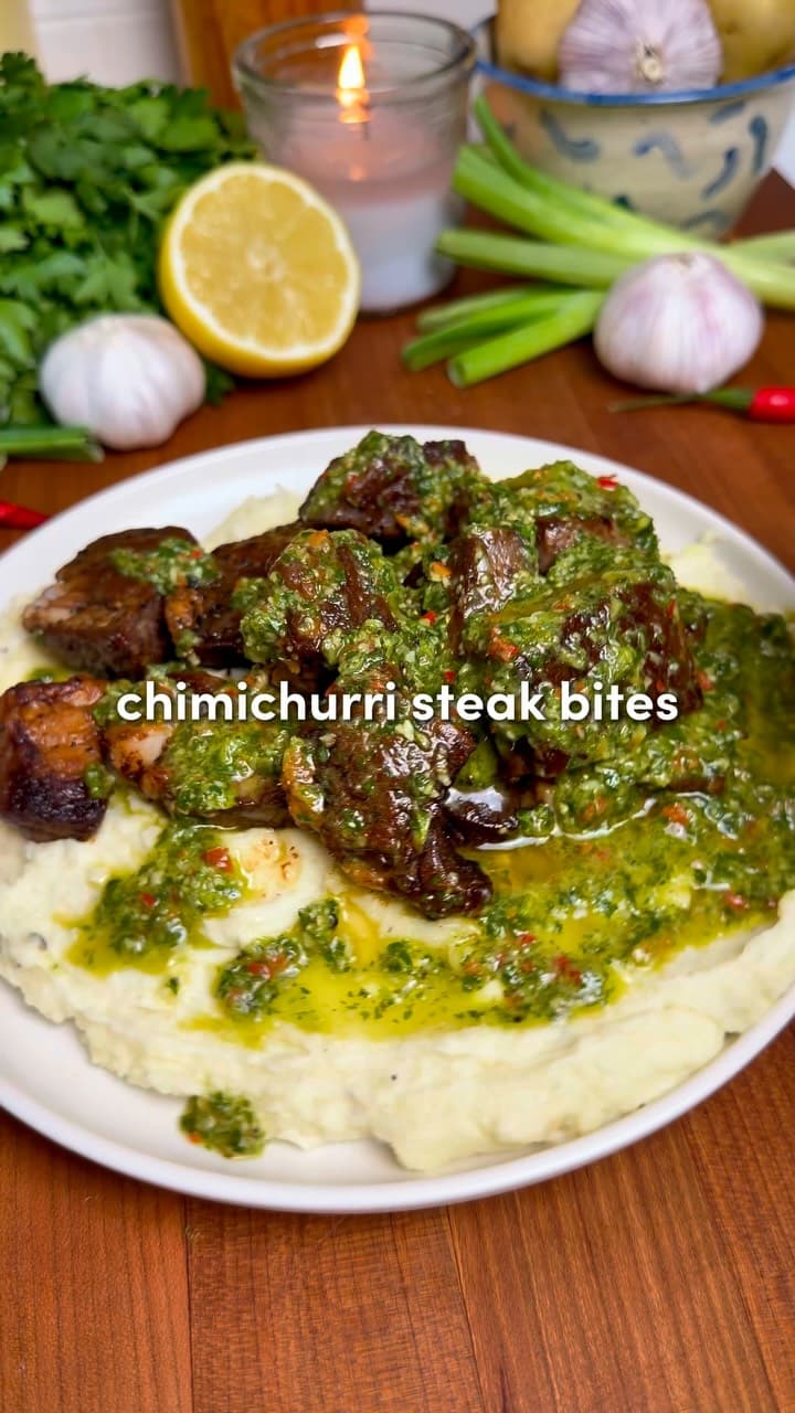 Chimichurri Steak Bites