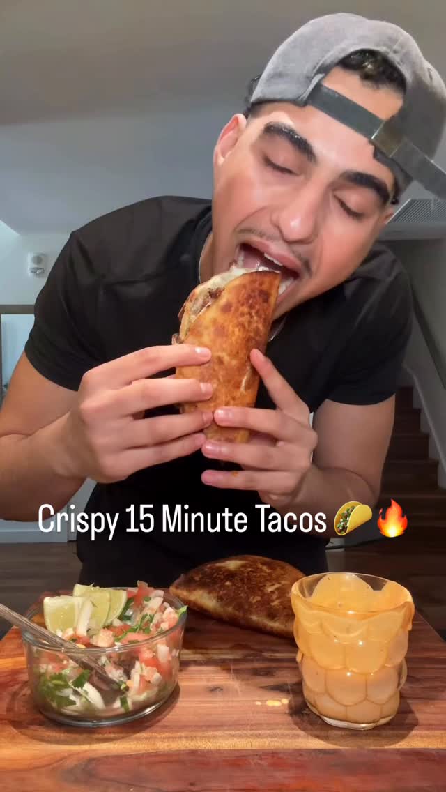 Crunch Tacos de Res de Arsenio en 15 Minutos