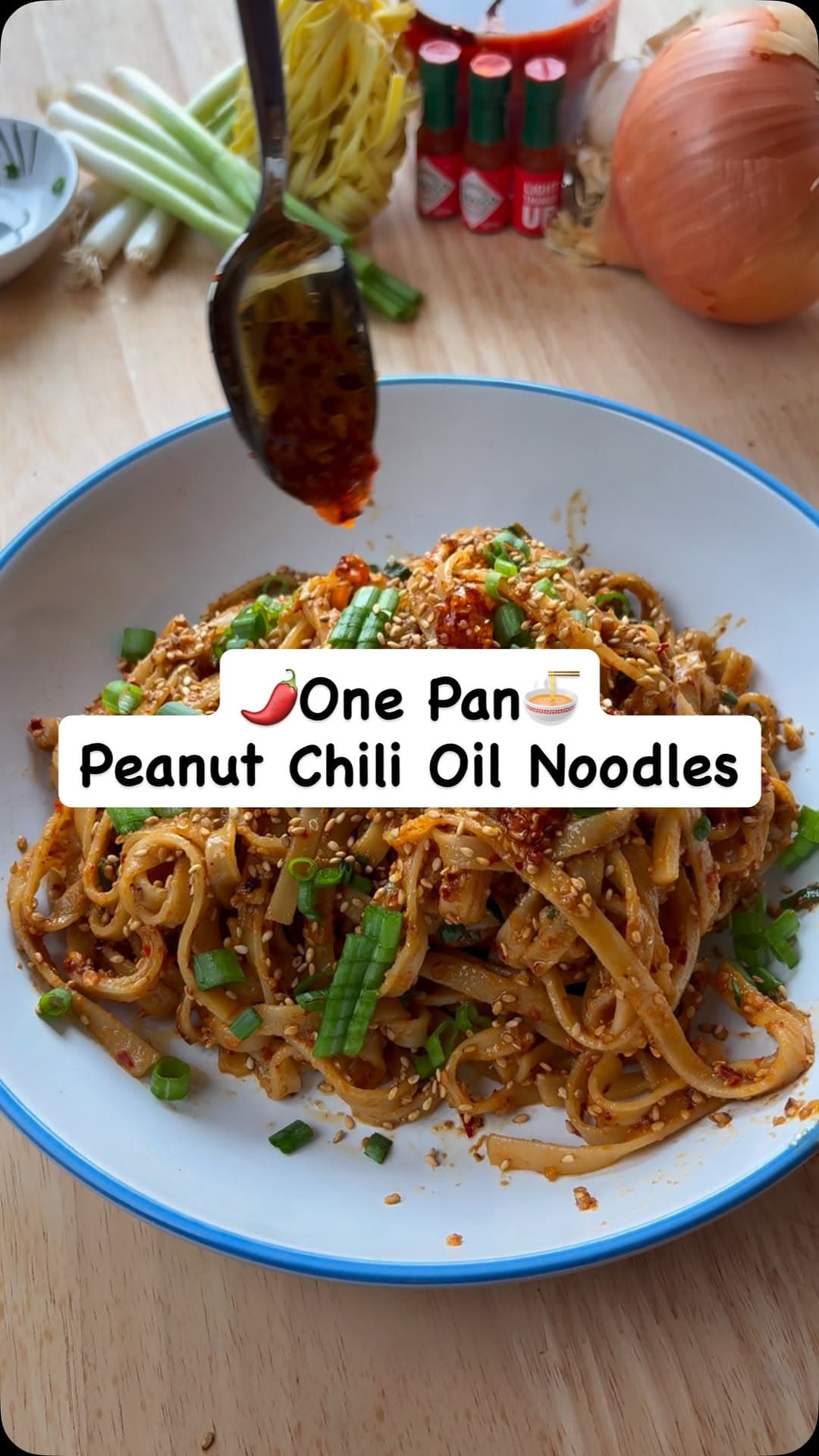 Spicy One Pan Peanut Chili Oil Noodles