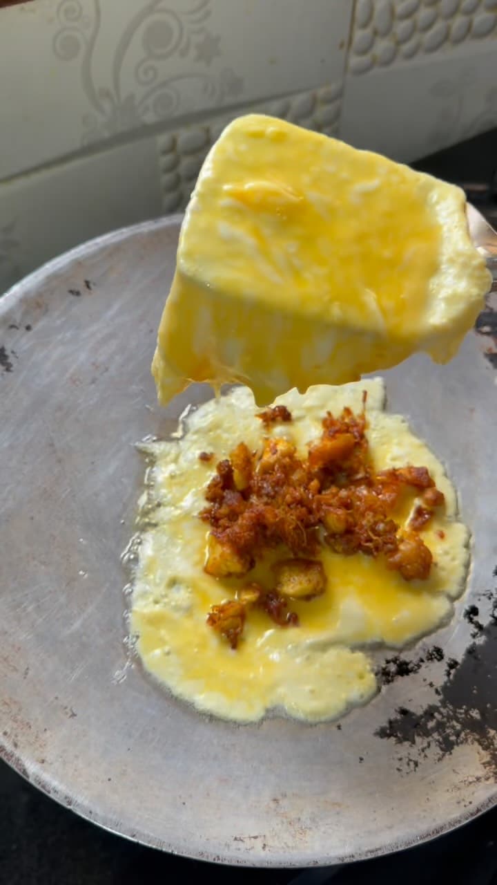 Chicken Cheese Omelette