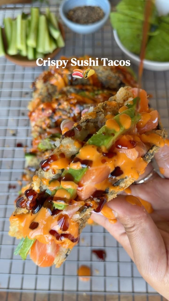 Crispy Sushi Tacos