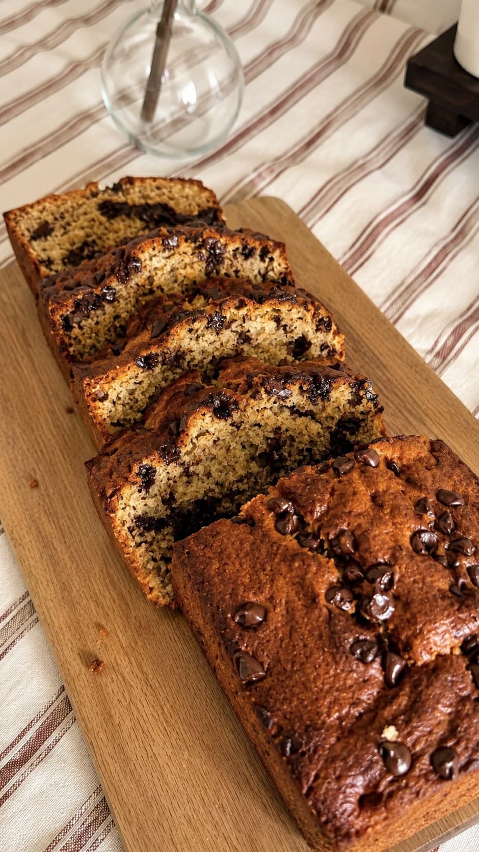 Banana Bread with Chocolate Chunks
